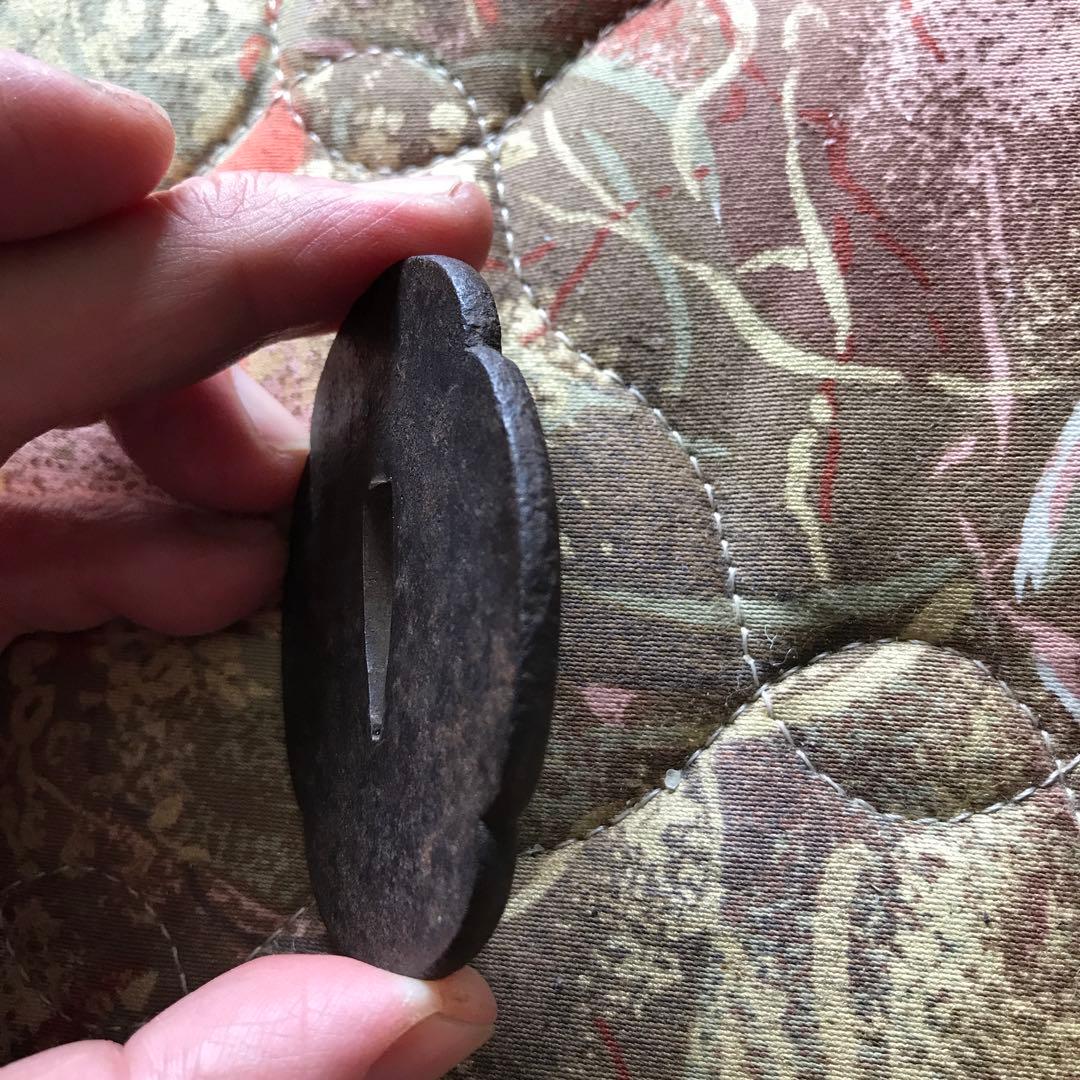 教育委員会確認】江戸期 古刀鍔（鍔）