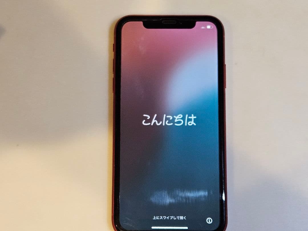 iPhone XR (PRODUCT(RED)) 本体 + 付属品 Apple iPhone XR Product Red 64GB (Factory Unlocked) Good Condition