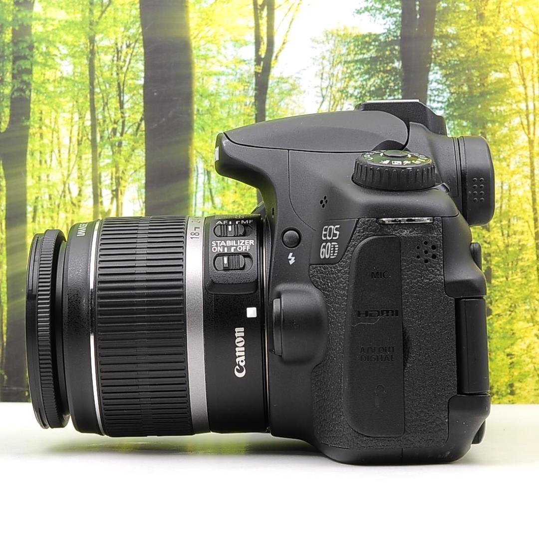 スマホ転送OK☆Canon EOS 60D ダブルセット☆本格一眼レフ♪