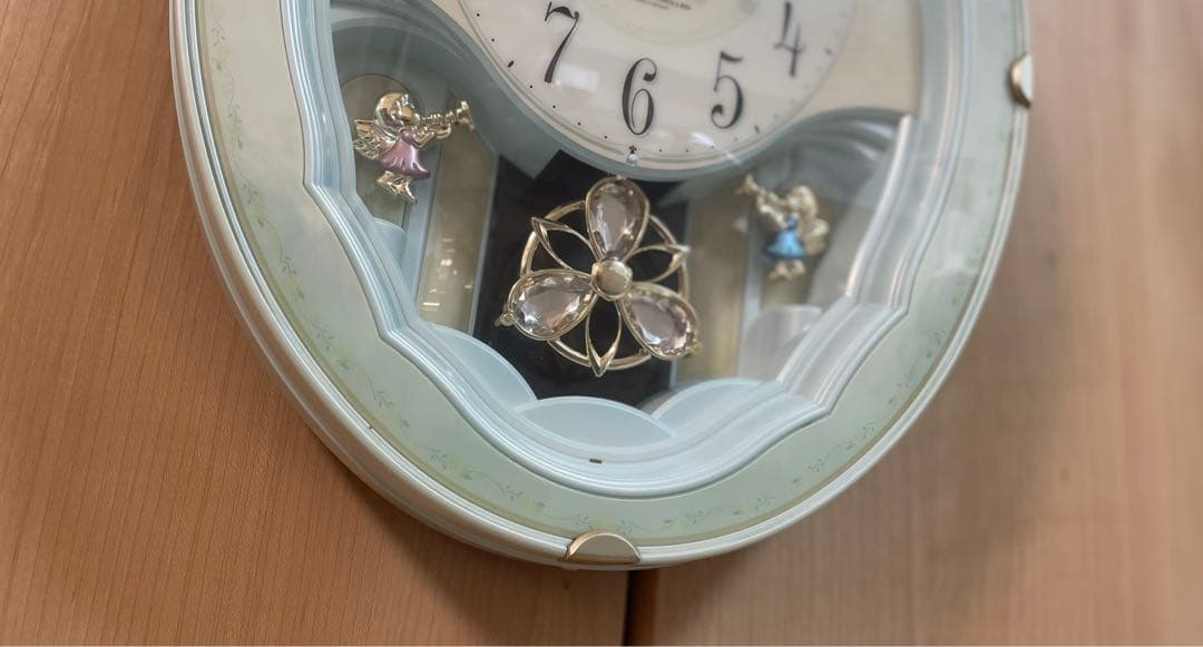 最終値下げ！からくり時計 パルミューズm479 掛け時計 電波時計 振り子