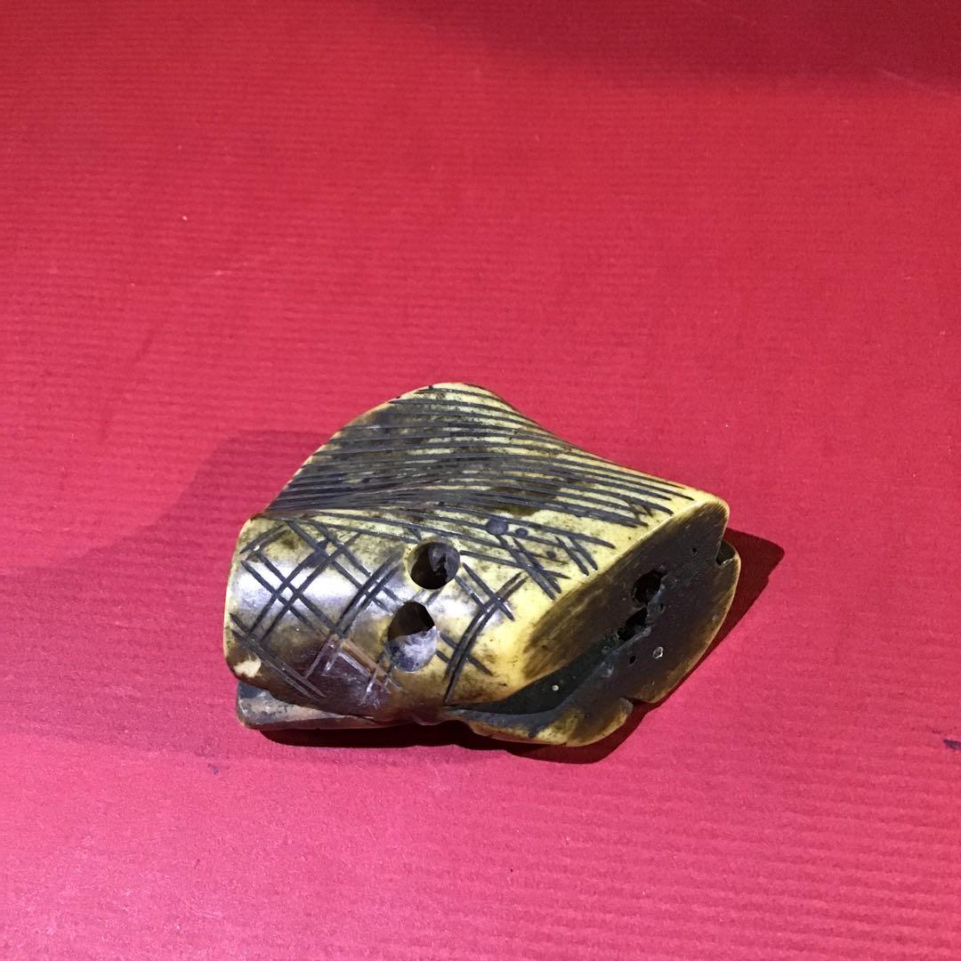 根付 日本ホンシュウ鹿角材質 N6