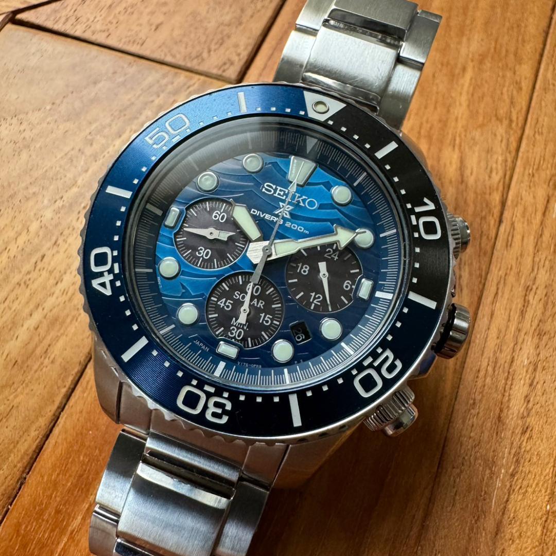 SEIKO セイコー V175-0EV0 プロスペックス ダイバーズクロノグラフ