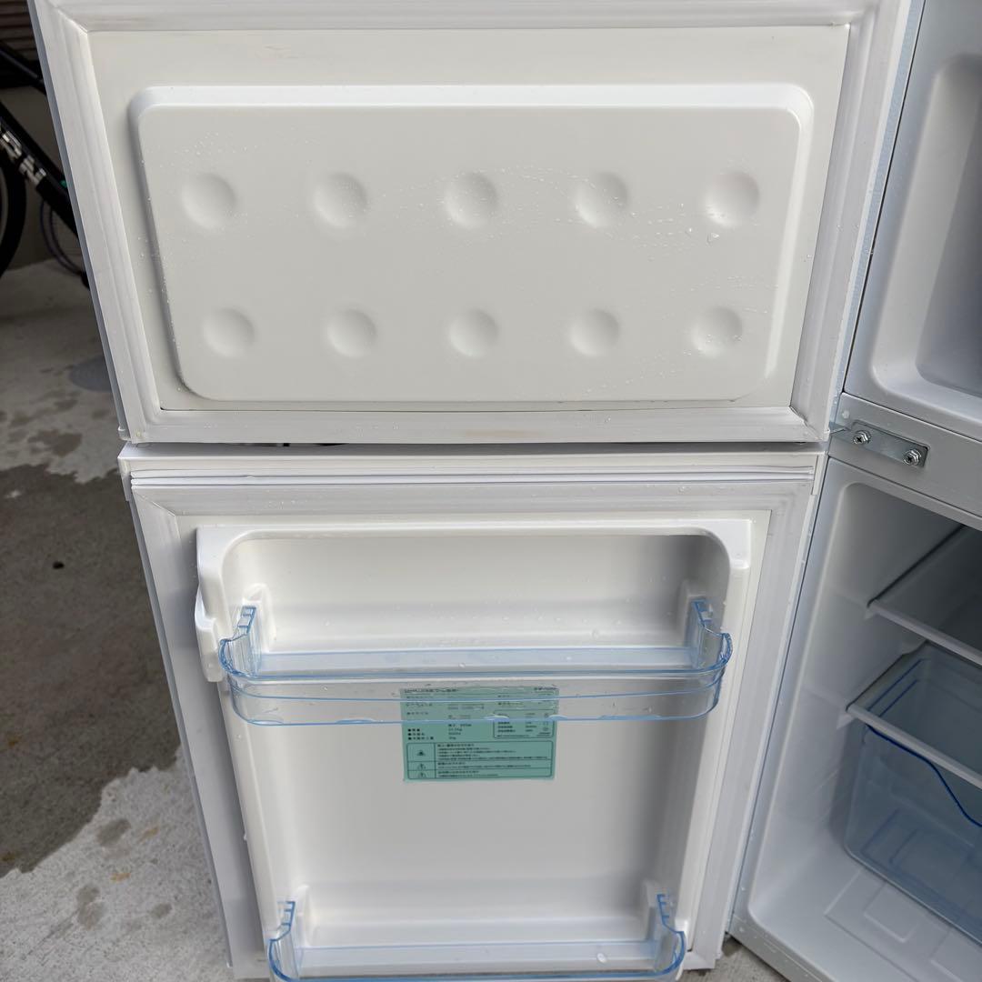 【送料無料‼️】SAMKYO 2ドア冷蔵庫90L 2024年製　左開き　たのメル便