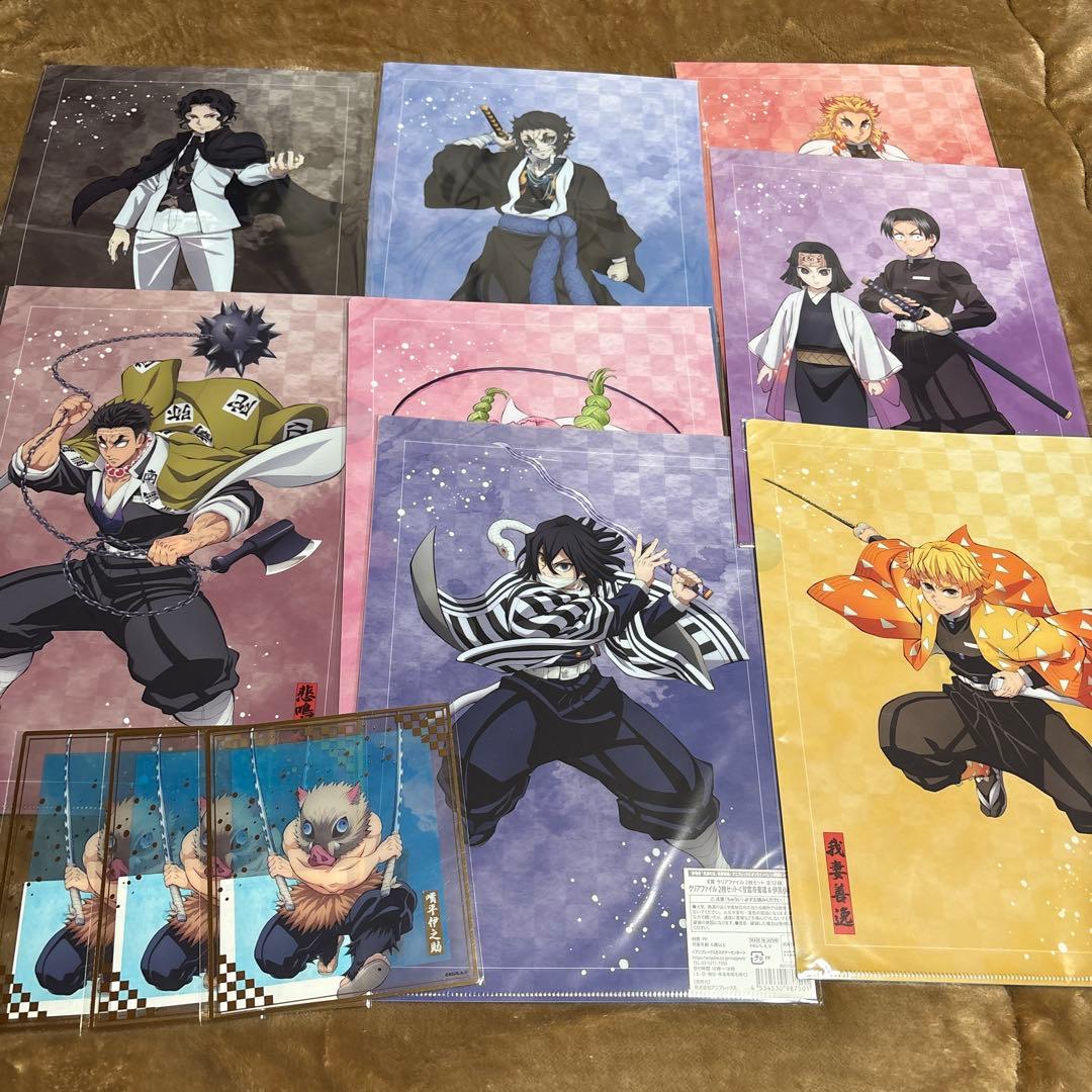 鬼滅の刃 アニプレックス オンラインくじ E賞 クリアファイル クリア