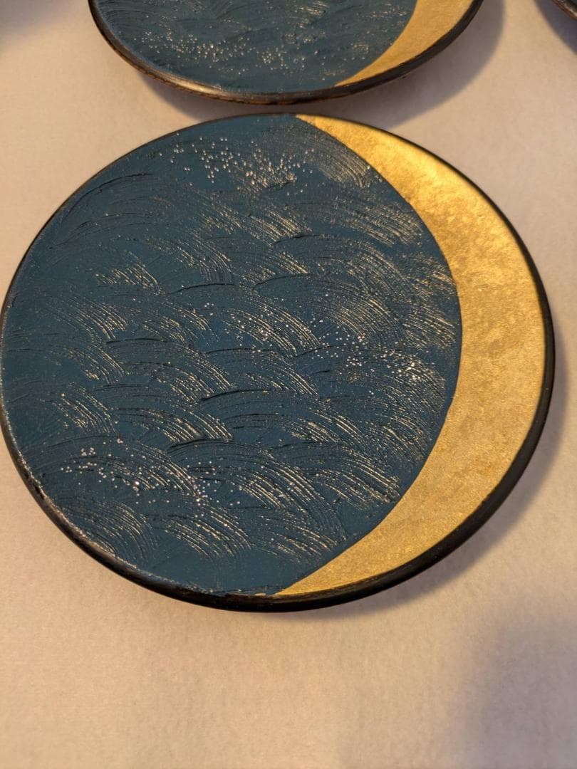 吉田華正作 漆器 蒔絵 銘々皿 ブルームーン 新品2箱4枚セット - メルカリ