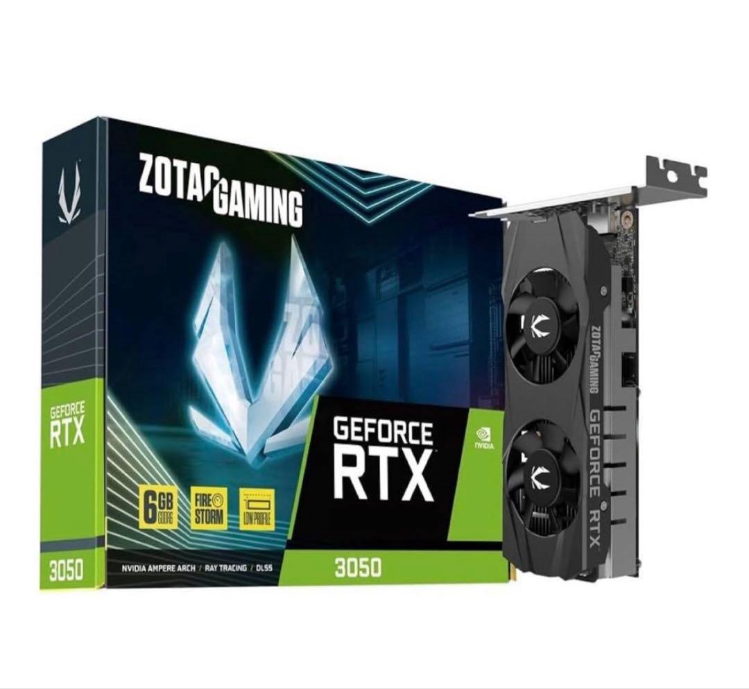 ZOTAC GeForce RTX 3050 6GB ロープロファイル