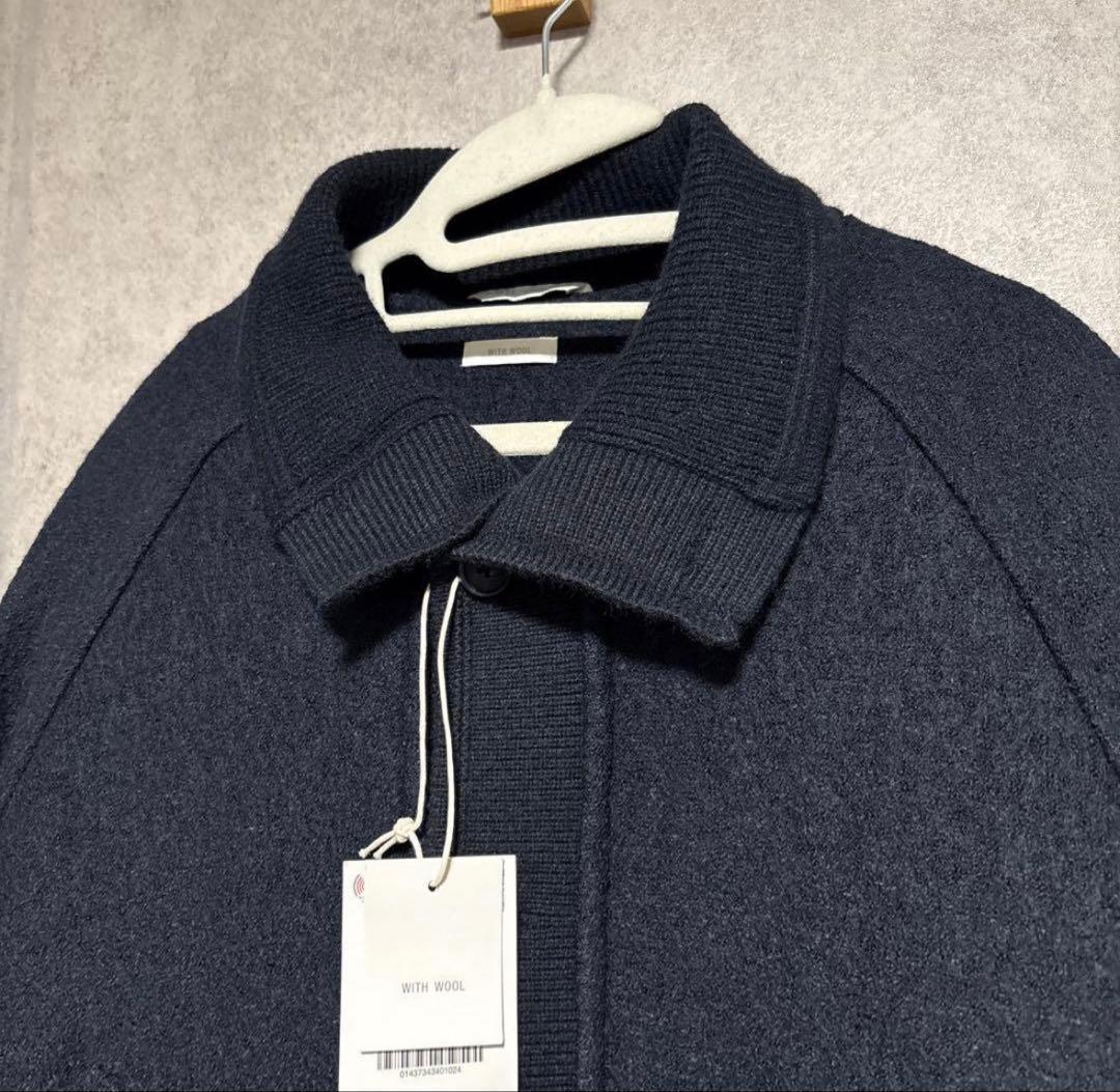 zara ザラ リブ襟切り替えジャケット S - メルカリ