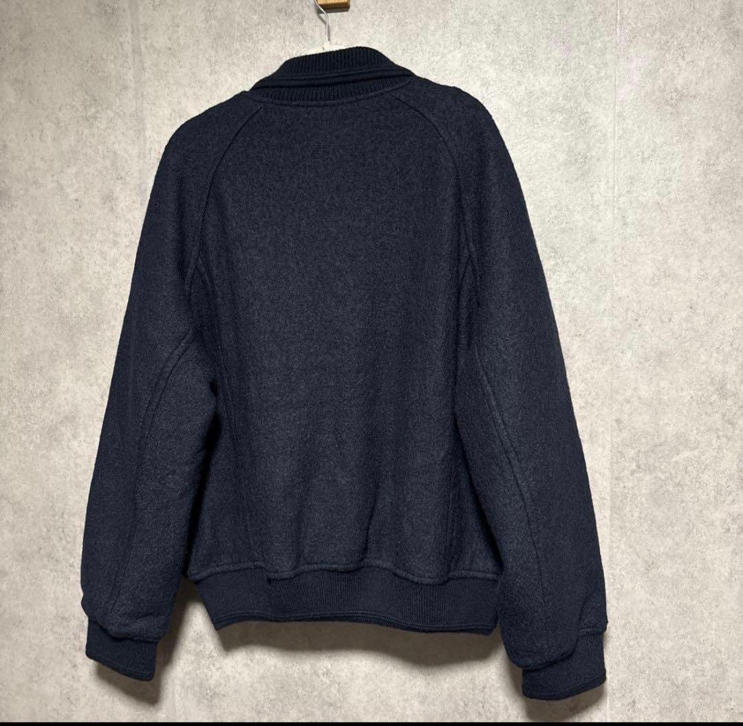 zara ザラ リブ襟切り替えジャケット S - メルカリ