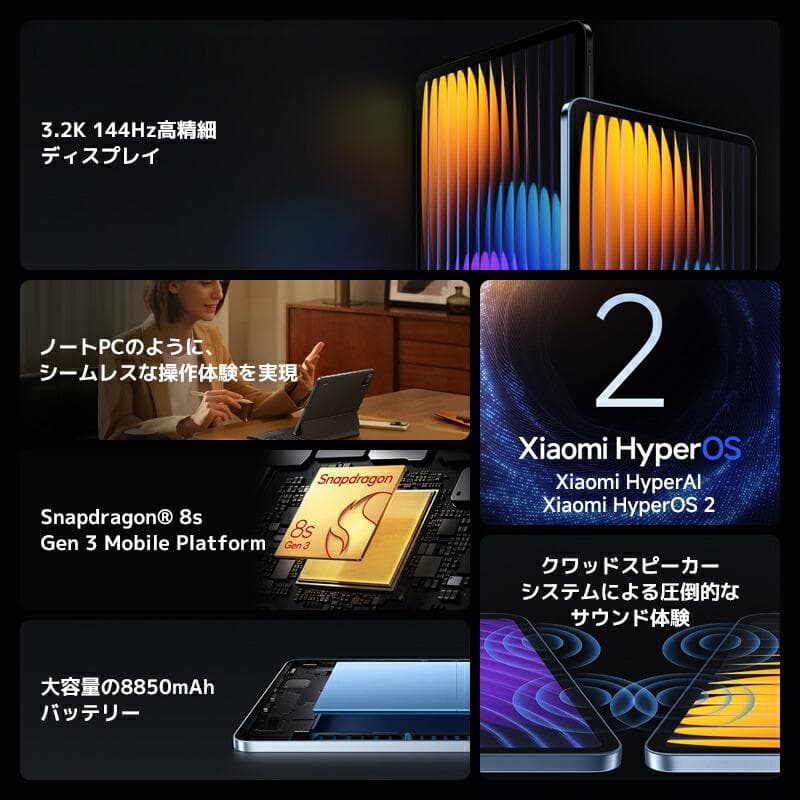 【新品未開封】Xiaomi Pad 7 Pro 国内版 グレー