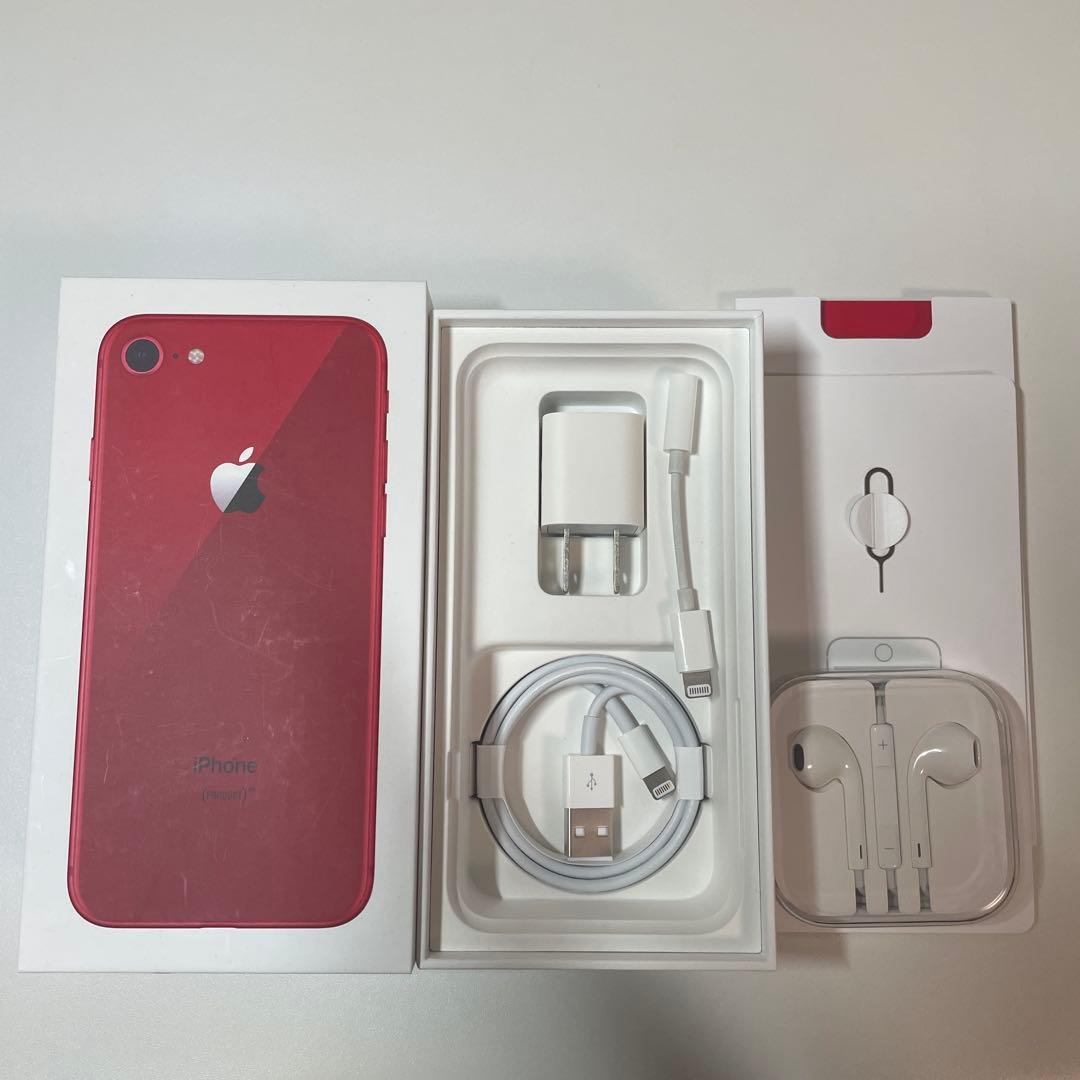 iPhone 8 レッド 64GB 付属品付 Amazon.com: Apple iPhone 8 64GB Unlocked - Red : Cell Phones