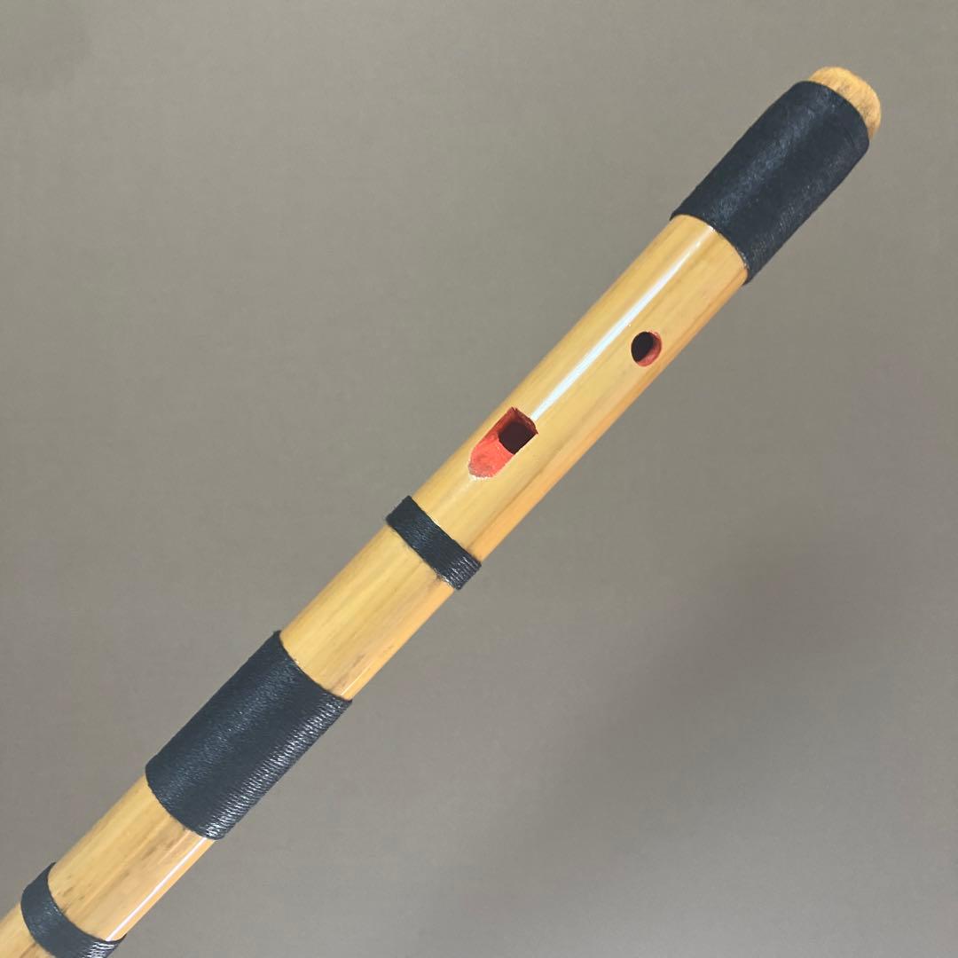 入門】神楽笛リコーダー式（古典調篠笛、囃子笛） 総巻 MRX-54 咥え笛