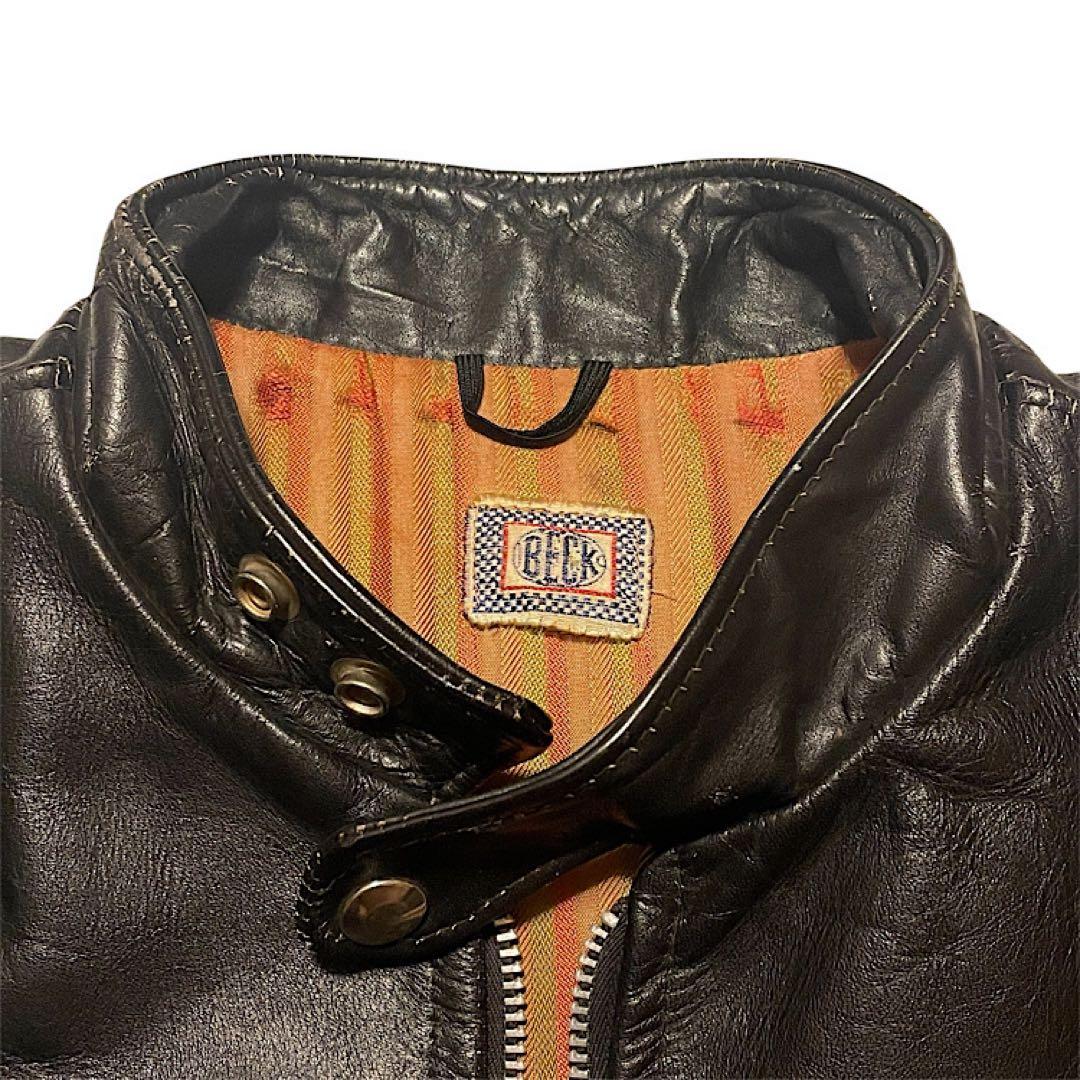 フォロー割miroku369様専用 60s BECK ビンテージ ライダース - メルカリ