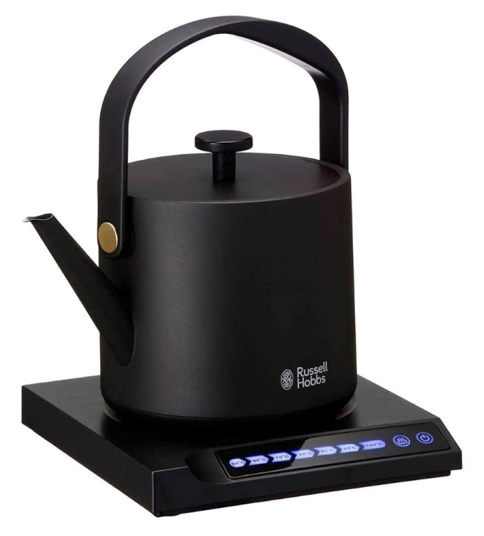 ラッセルホブズ　電気ケトル 71066JP-BK 2024年製　新品未使用 楽天市場】ラッセルホブス 【選べる豪華特典】ケトル 電気ケトル