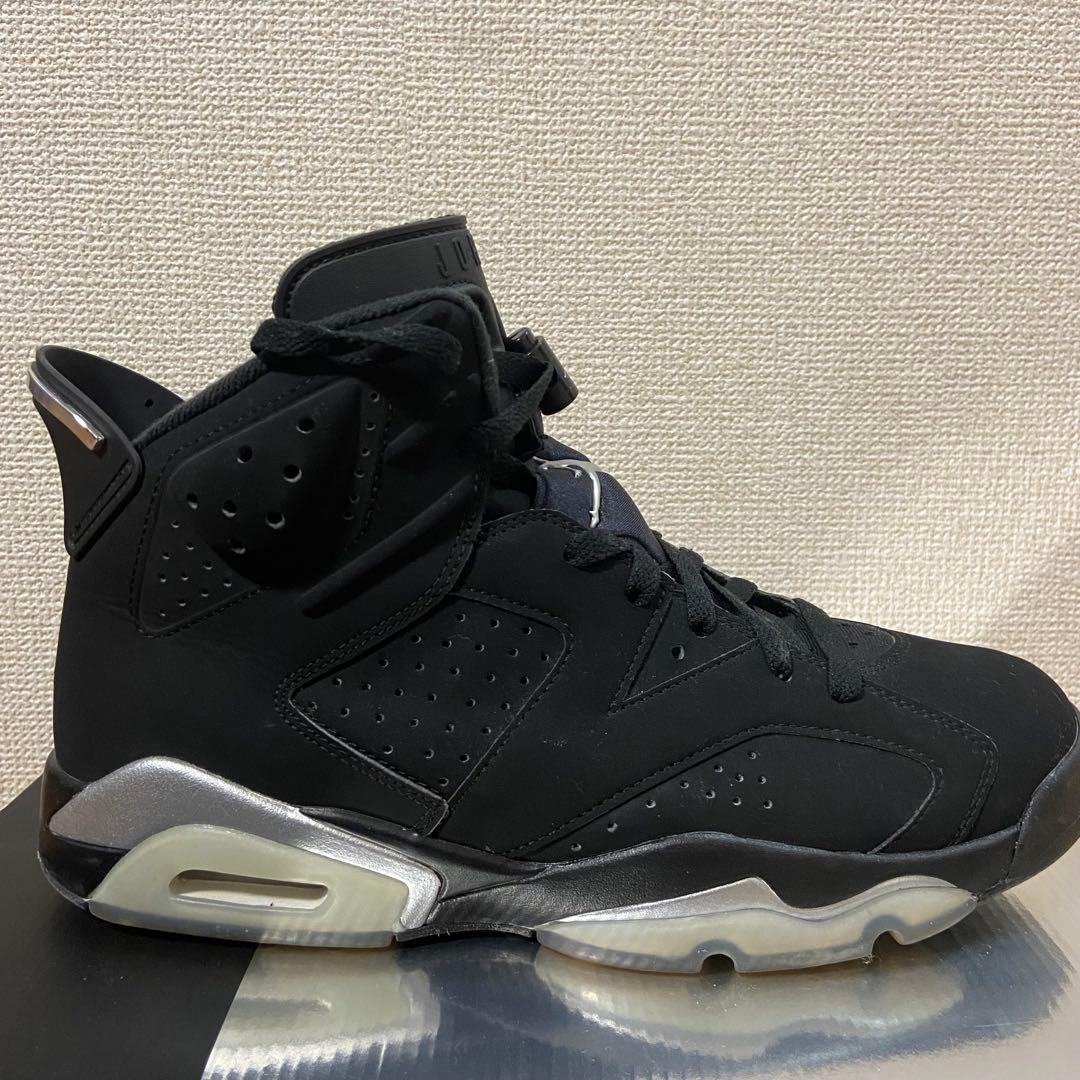 靴 NIKE Air Jordan 6 RETRO BLACK 27.5cm