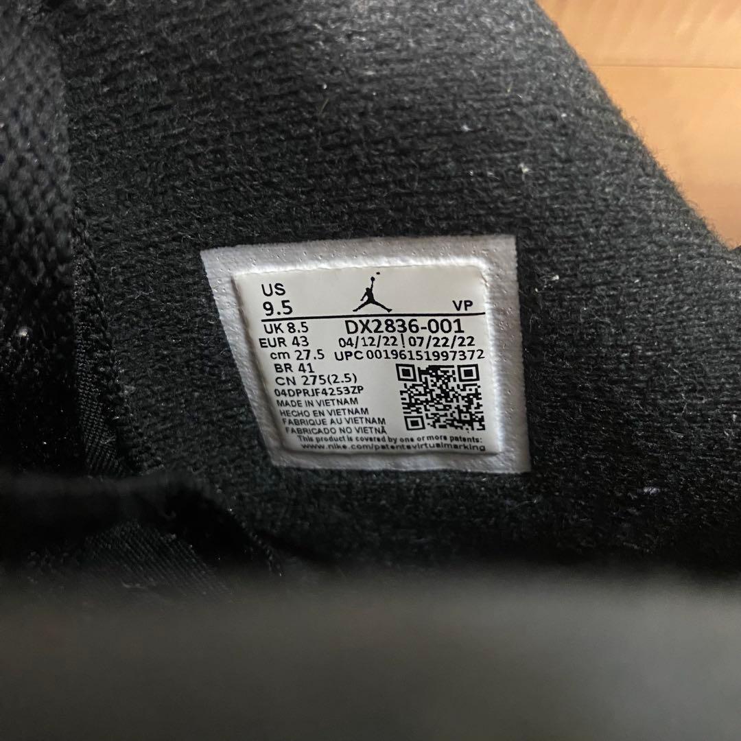 靴 NIKE Air Jordan 6 RETRO BLACK 27.5cm