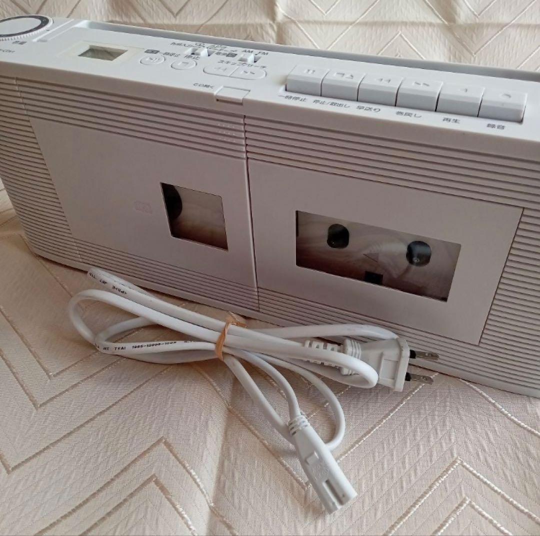 TOSHIBA TY-CDV1 ラジカセ ホワイト
