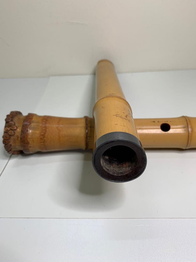 尺八  巨巛銘 雅楽  露秋 キャップ 骨董