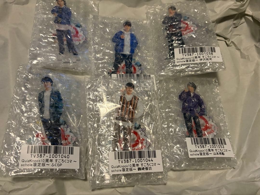 QuizKnock 10周年 すごろくコマ スコレー限定版6種 アクリルスタンド