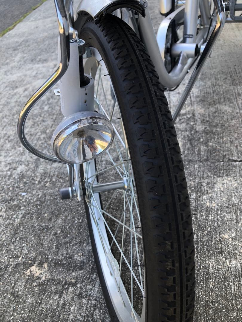 年末お値引き 引取り限定 レックス3輪シティサイクル グレー 20/16