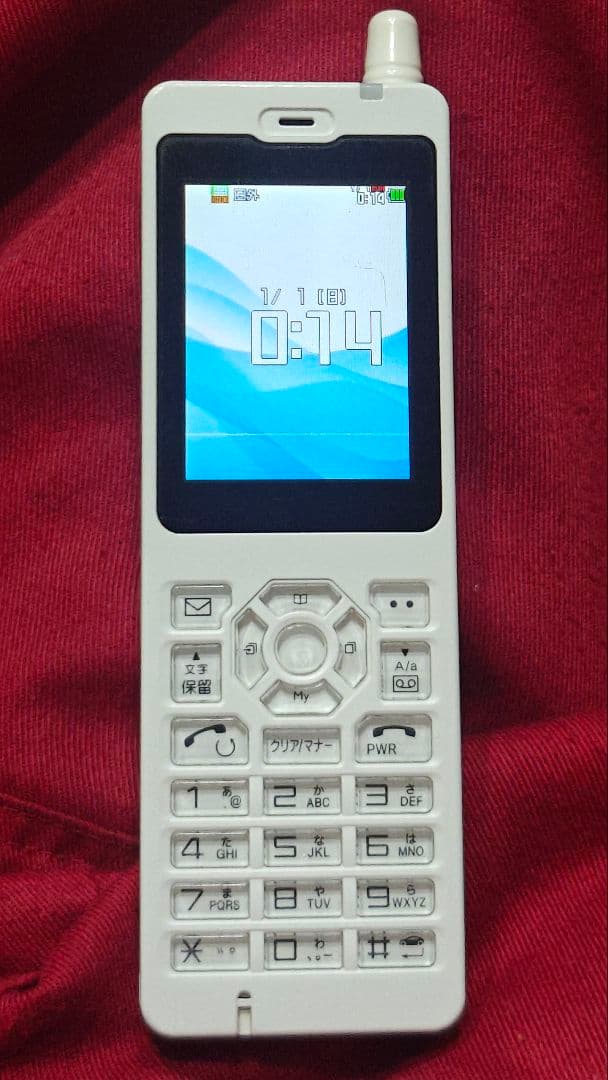 ☆中古品☆FUJITSU WX01J A(F) ホワイト PHS本体☆訳あり品☆ - メルカリ