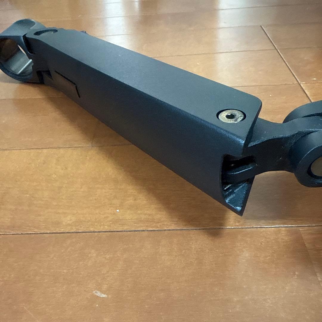 エルゴトロン LX モニターアーム マットブラック 補強プレート付