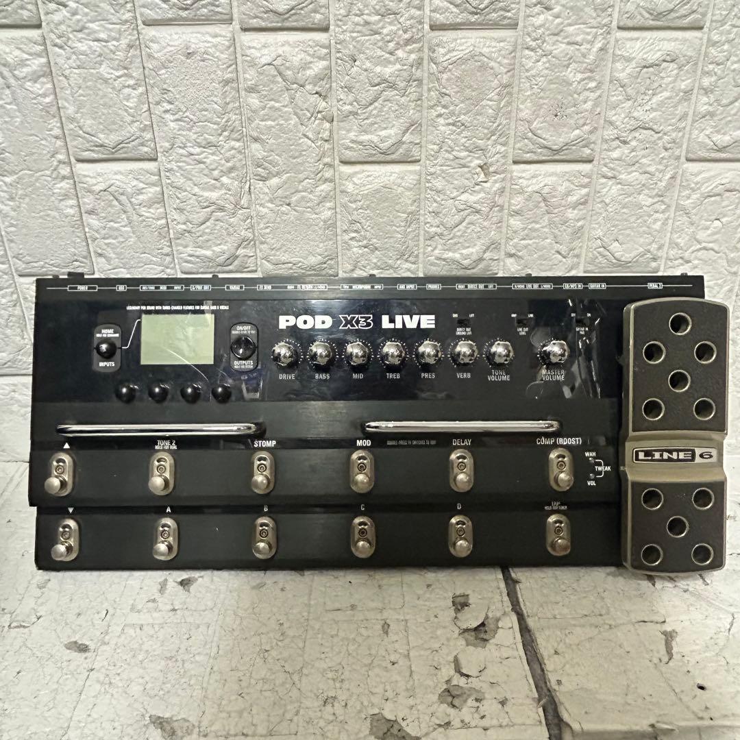 LINE6 POD X3 LIVE マルチエフェクター - メルカリ