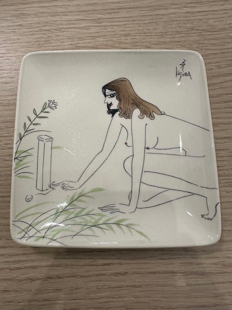 超激レア！小島功のお皿5枚セット！1975年物。未使用！