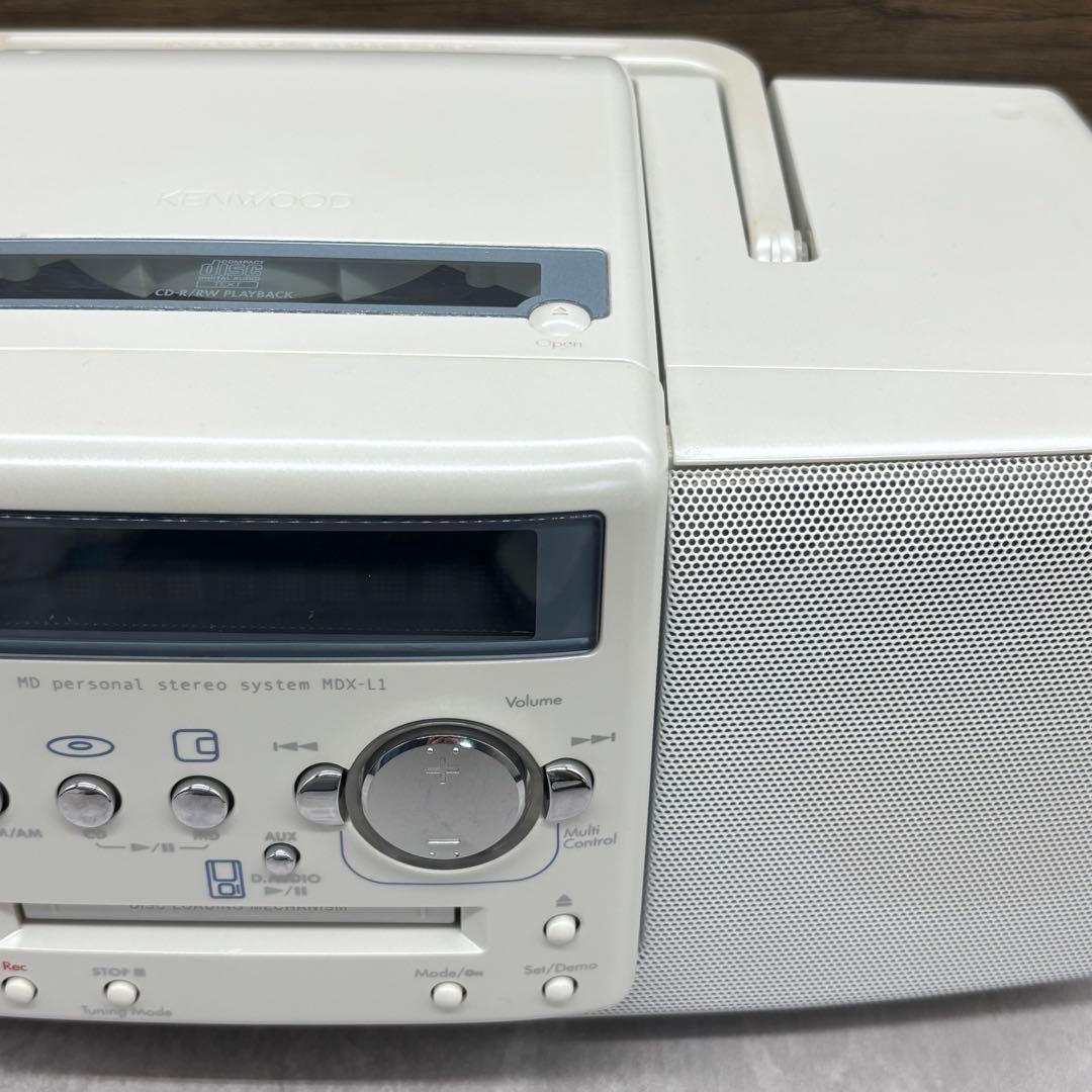 【動作品】KENWOOD パーソナルステレオMDシステム MDX-L1