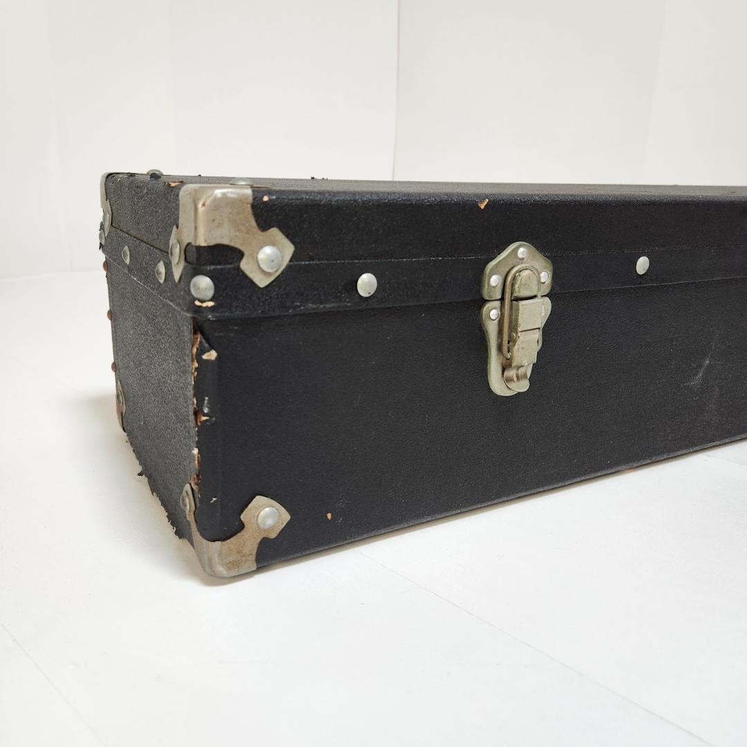 旗棒・旗用トランク・三脚 セット 黒塗千段巻棒・金ネジ式 中古品