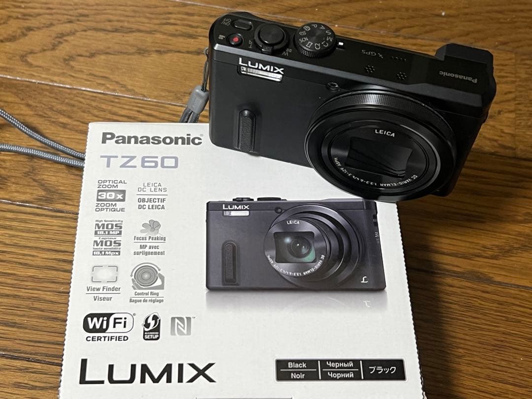 【極美品】Panasonic LUMIX TZ60 黒 ライカレンズ