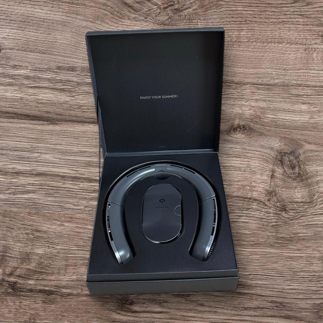 【DesertWest 】首掛け扇風機 ネックファン 折りたたみ式