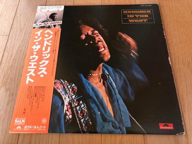 ジミ・ヘンドリックス LP イン・ザ・ウェスト 帯付 ライブ盤 d719y77 ジミ・ヘンドリックス JIMI HENDRIX ヘンドリックス・イン・ザ
