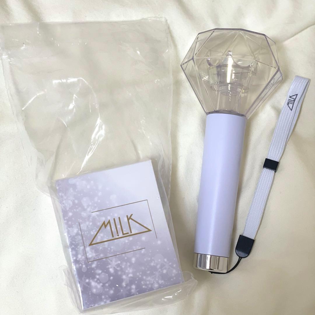 写真付】M!LK ペンライト ミルクラスタル スティック2 - メルカリ