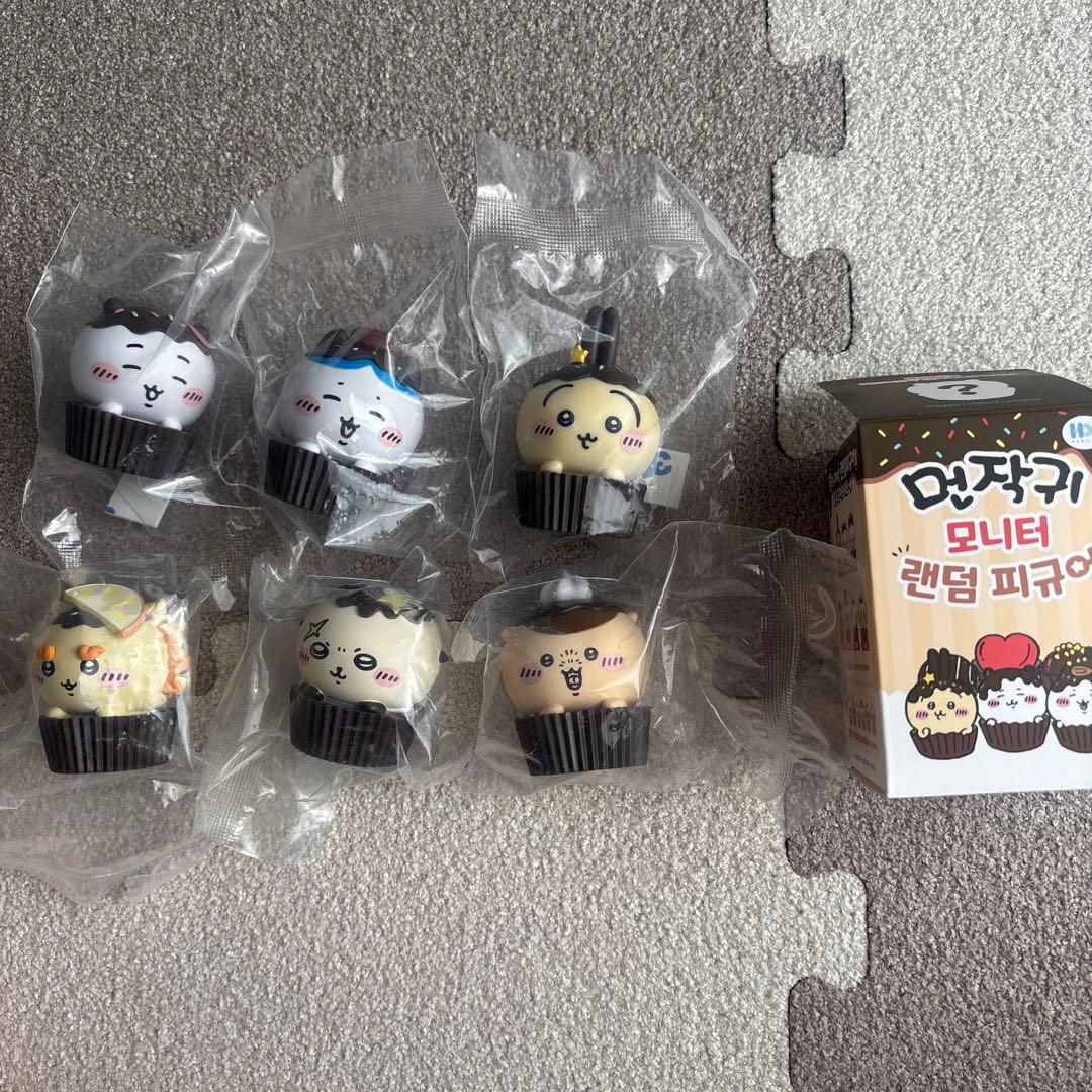 ちいかわ 韓国限定 チョコカップケーキ モニター フィギュア 6体