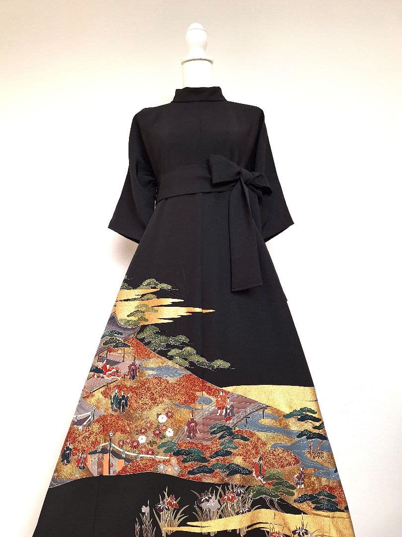 着物リメイクワンピース3619 mqdefault.jpg