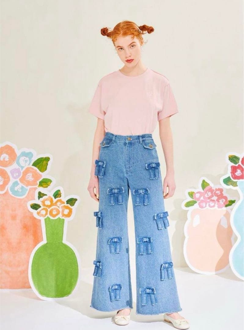 poppy tokyo メニーリボンデニム あさぎーにょ - メルカリ