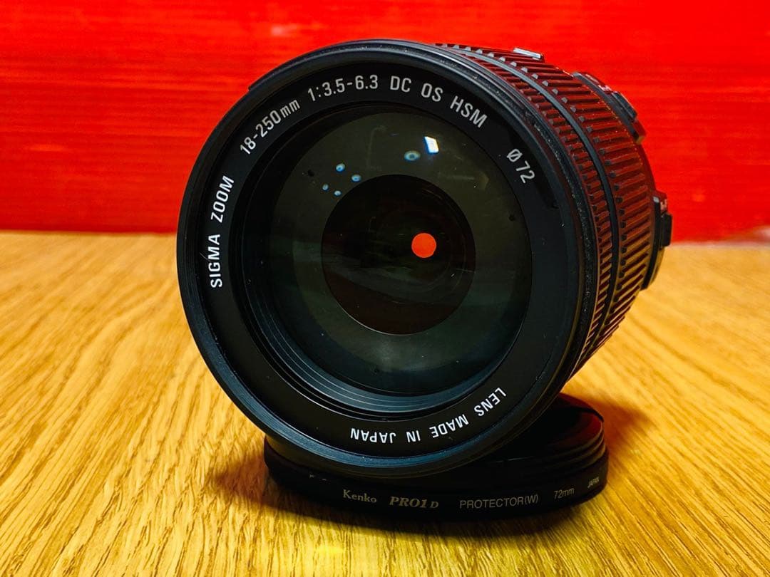 SIGMA ZOOM DC レンズ 18-250mm 1:3.5-6.3 HSM
