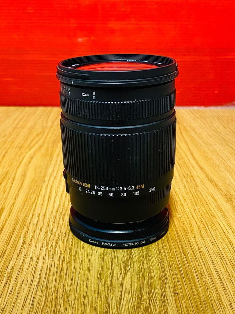 SIGMA ZOOM DC レンズ 18-250mm 1:3.5-6.3 HSM