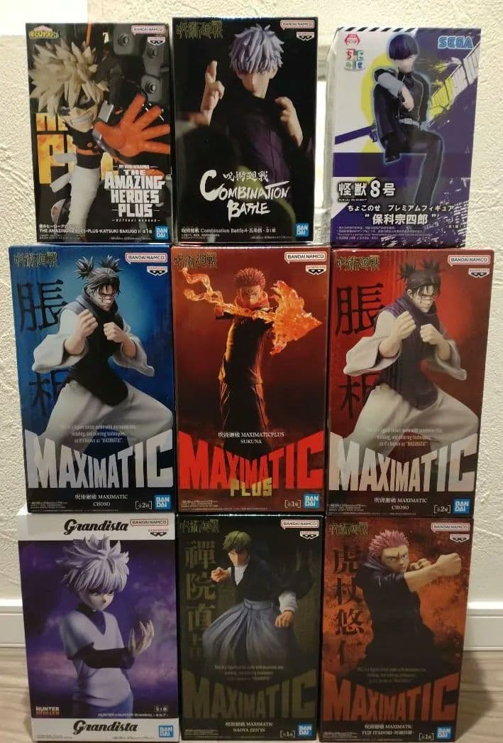 呪術廻戦フィギュア 宿儺 脹相maximatic 禪院直哉 キルア 爆豪 他