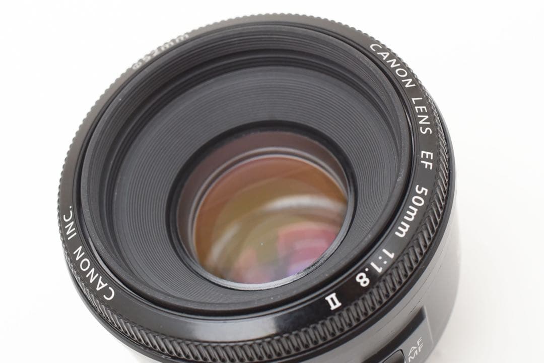 美品　CANON EF 50mm 1.8 II 単勝点レンズ