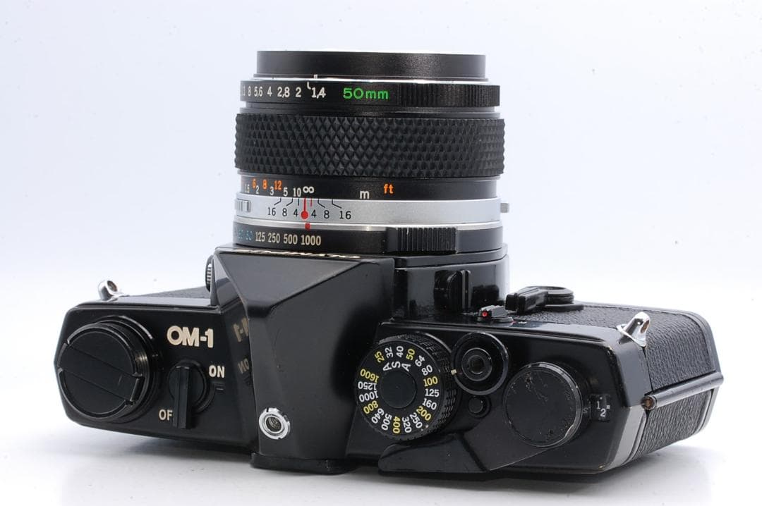 極美品　完動品　ケース付き　オリンパス　OM-1 G.zuiko 50 1.4