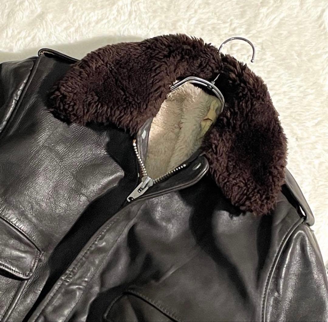 状態良好 SCHOTT フライトジャケット TYPE G-1 サイズ42 タロン - メルカリ