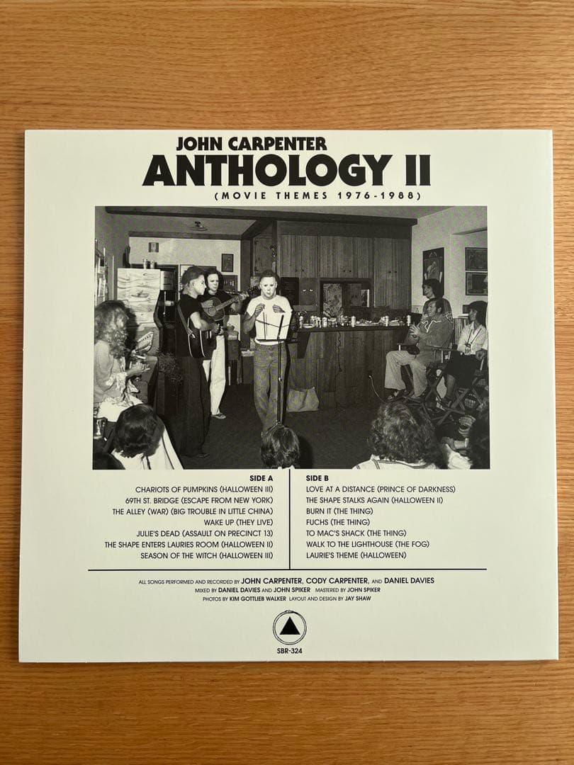ジョン・カーペンター Anthology II サイン入りレコード