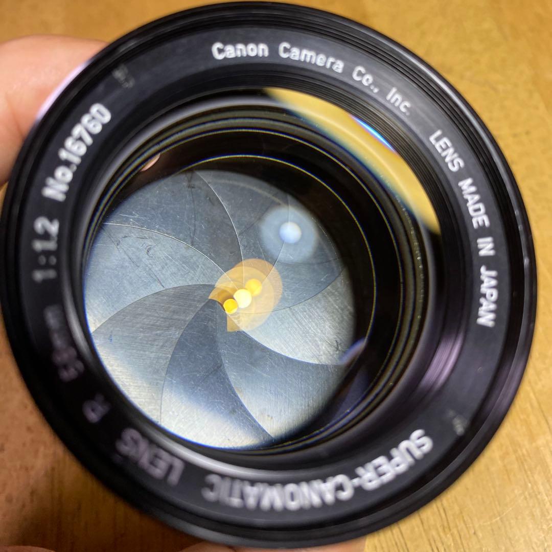 【整備品】Canon RM、58mm f1.2、50mm f1.8