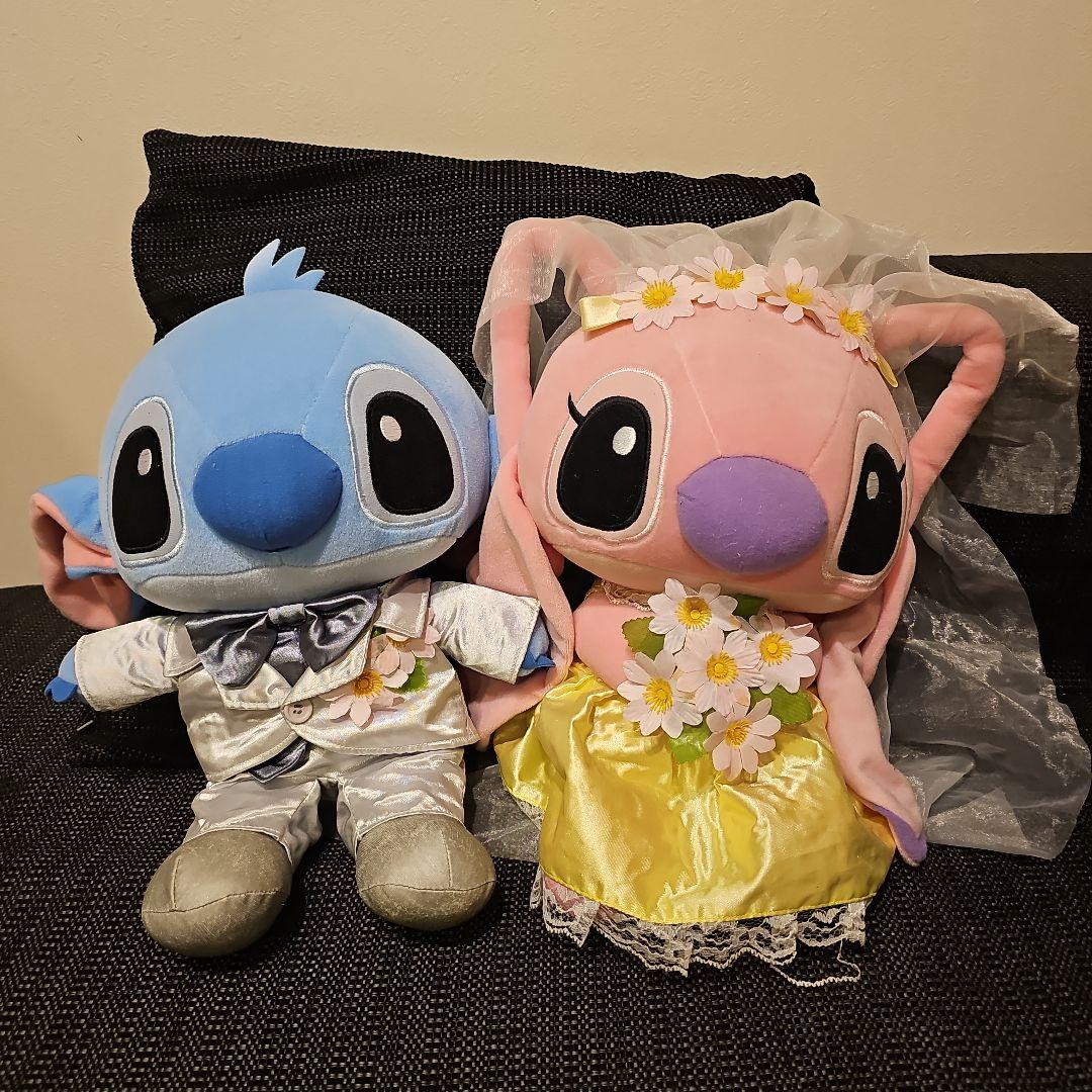 スティッチ エンジェル ぬいぐるみ 結婚式 ウェルカムスペース - メルカリ