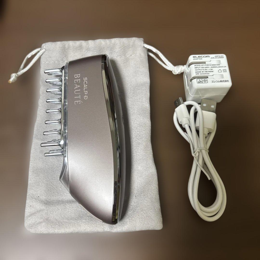 SCALP D BEAUTE 電気ブラシ　ACアダプター付き※箱、説明書なし