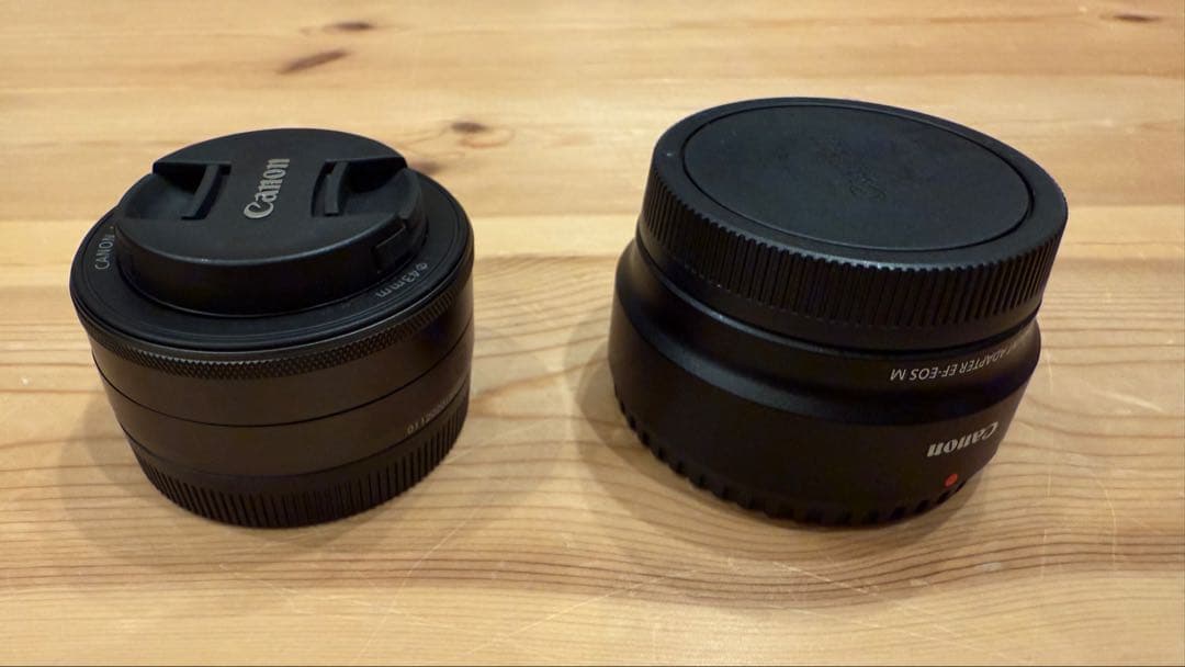 Canon EF 50mm f/1.8 STM+マウントアダプター