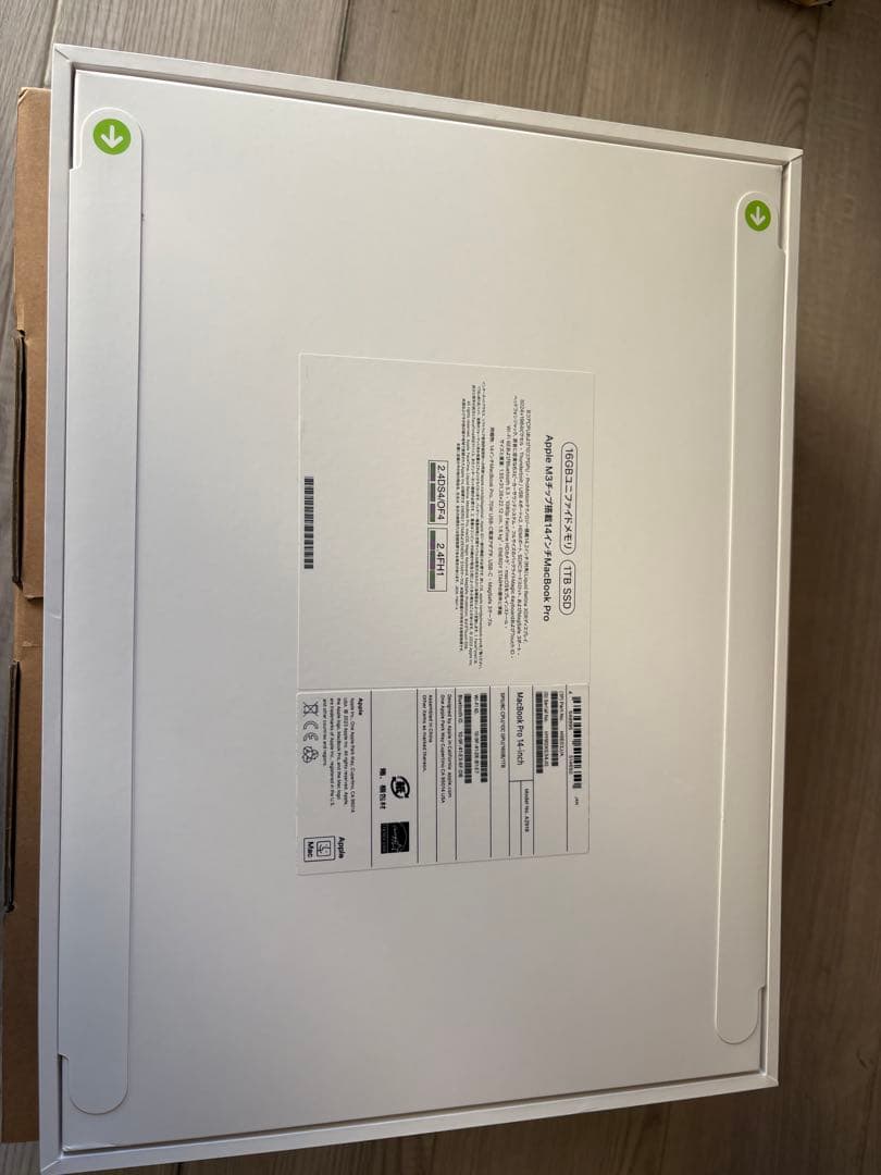 MacBook本体 MacBook pro M3 16gb 1tb