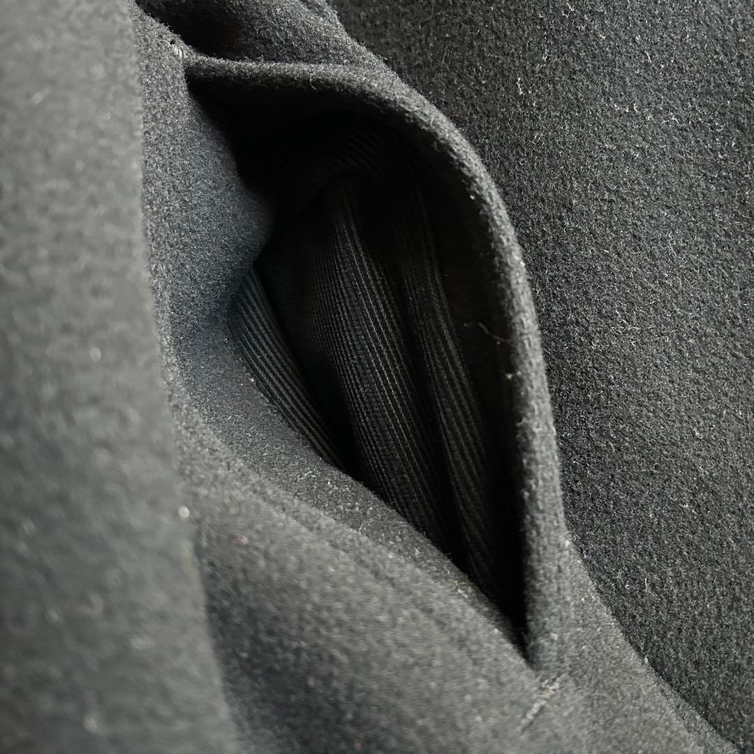 HYKE メルトンウール 比翼チェスターコート ブラック サイズ1 - メルカリ