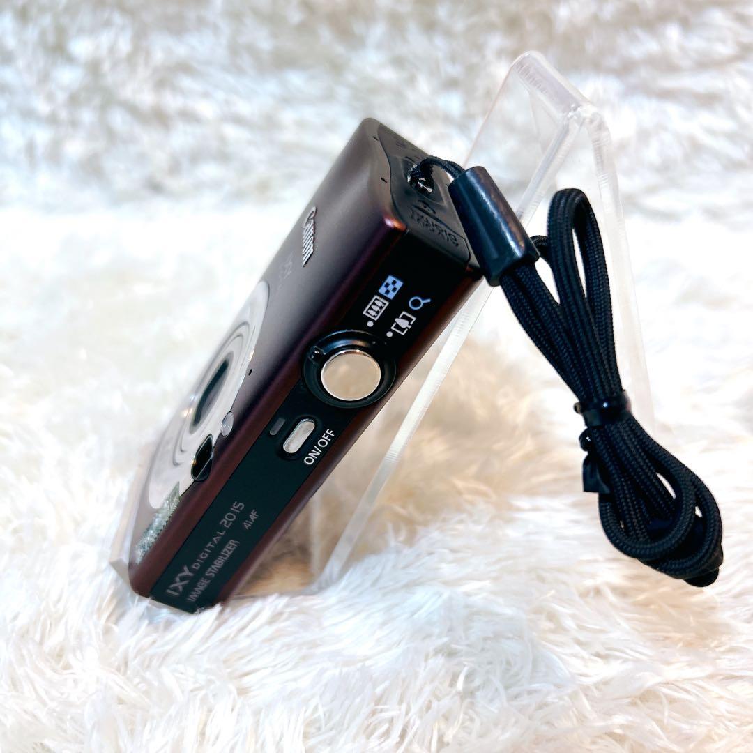 極美品 動作確認済 Canon IXY 20IS ブラウン デジカメ バッテリー